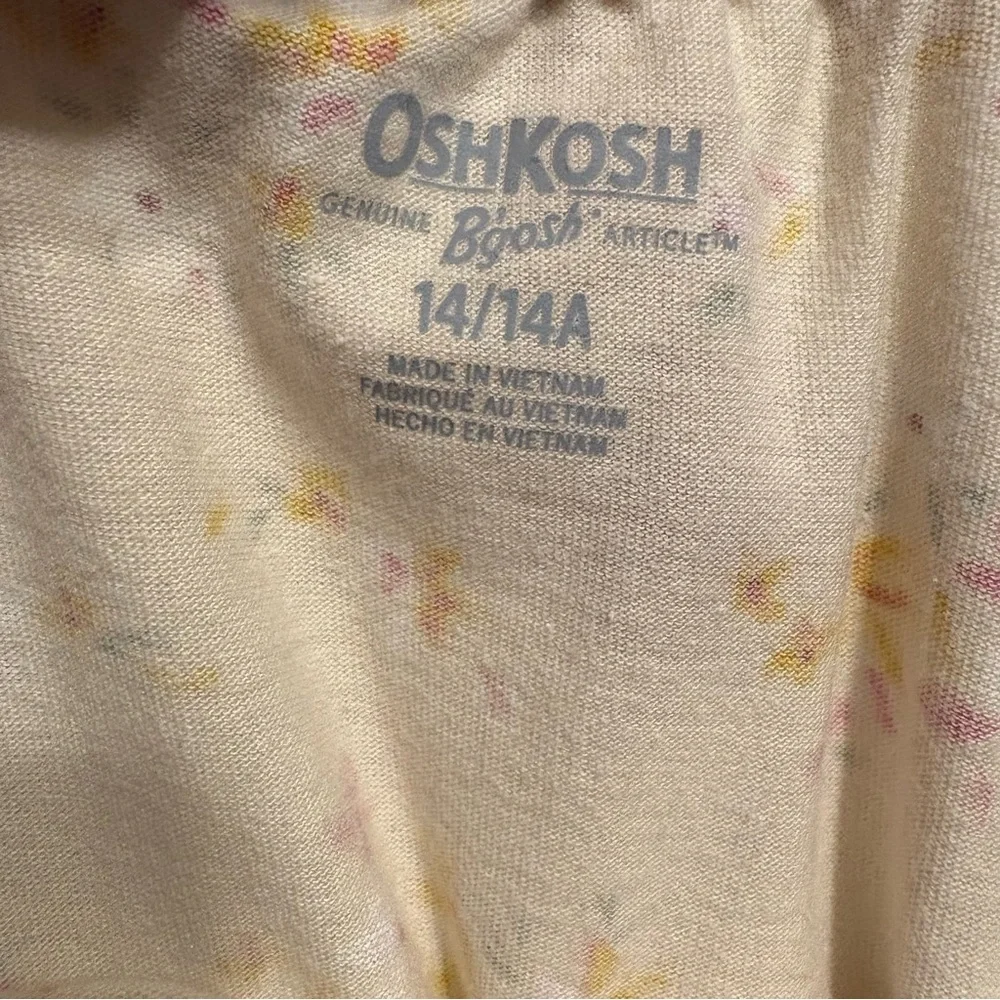 Three Floral tops Carters, Cat and Jack, and Oshkosh B’gosh